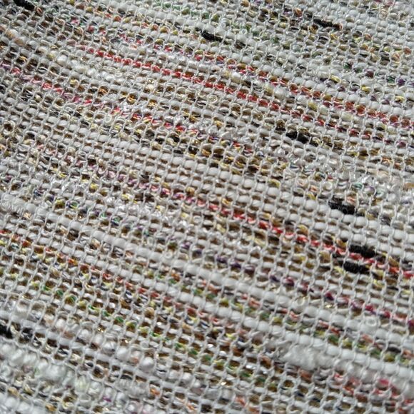 J.Crew Beige & Metallic Thread Inverted Pleat Mini Length Skirt Women's Size 2 - Picture 9 of 12